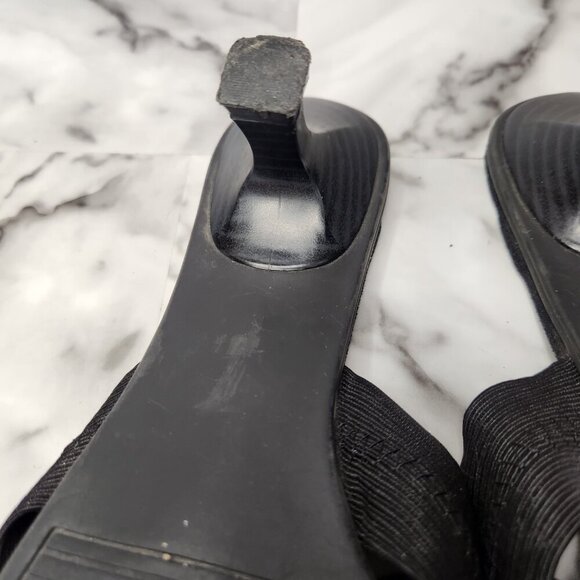 PENMAN WOMENS BLACK SIZE 7 - 8 LOW HEEL SANDALS - Picture 6 of 11